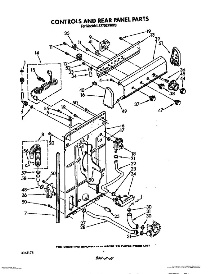 Diagram for LA7700XWW0