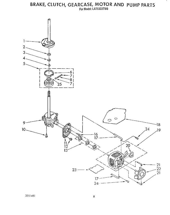 Diagram for LA7800XTG0