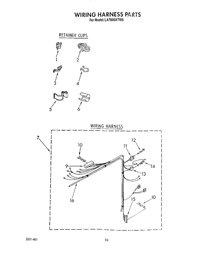 Diagram for LA7800XTG0