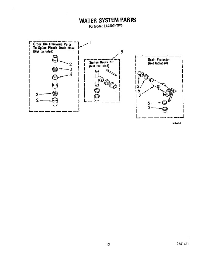 Diagram for LA7800XTW0