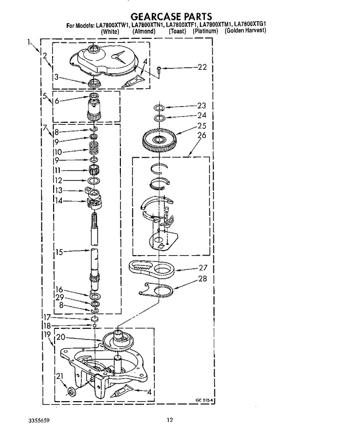 Diagram for LA7800XTW1