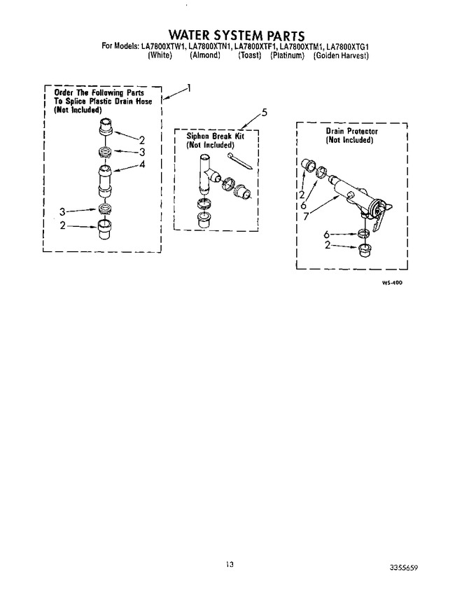 Diagram for LA7800XTW1