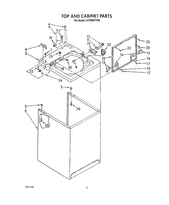Diagram for LA7800XTG0
