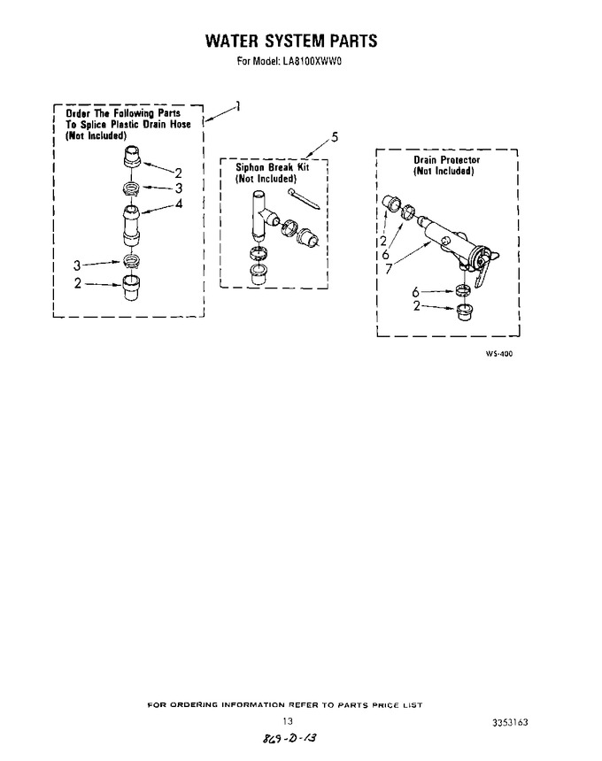 Diagram for LA8100XWW0