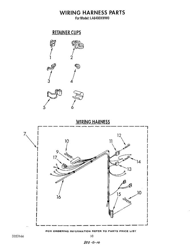 Diagram for LA8400XWM0