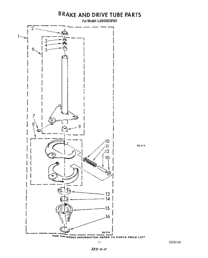 Diagram for LA8400XWM0