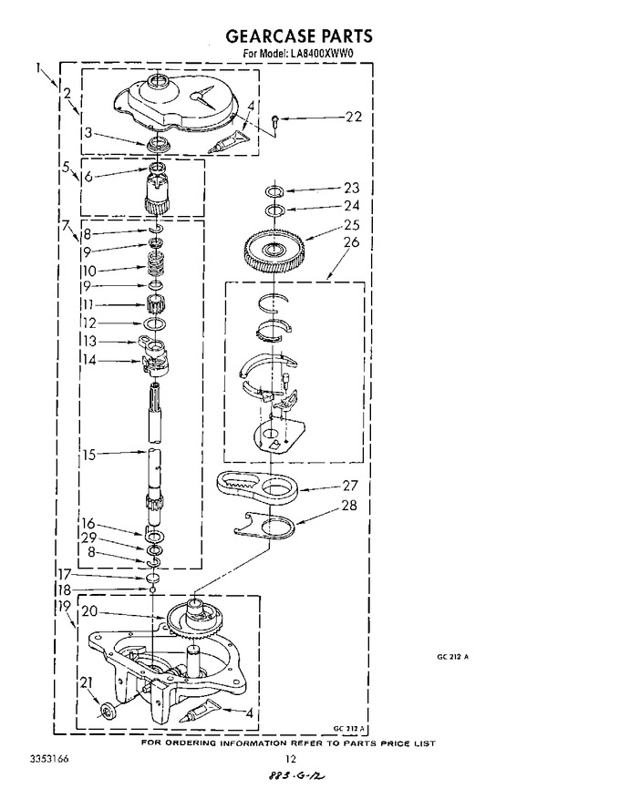 Diagram for LA8400XWG0