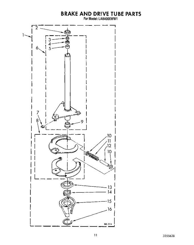 Diagram for LA8400XWF1