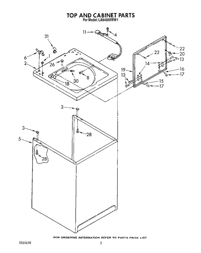 Diagram for LA8400XWG1