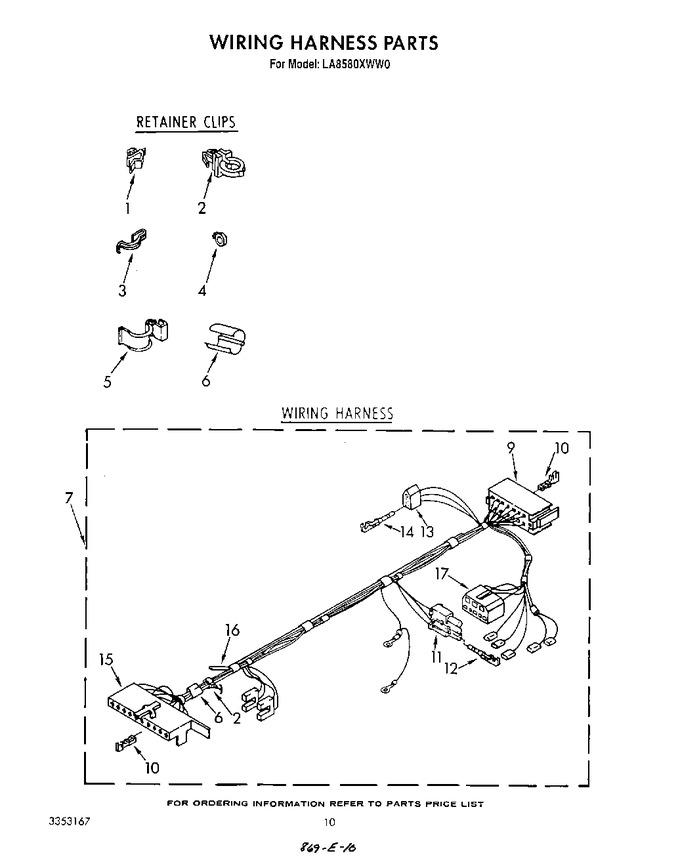 Diagram for LA8580XWG0
