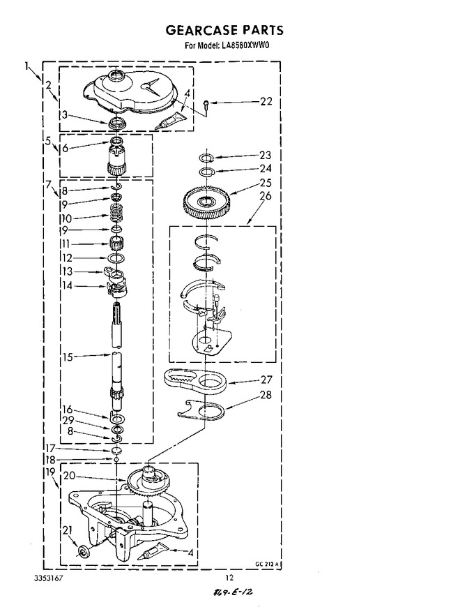 Diagram for LA8580XWW0