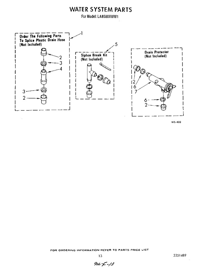 Diagram for LA8580XWN1
