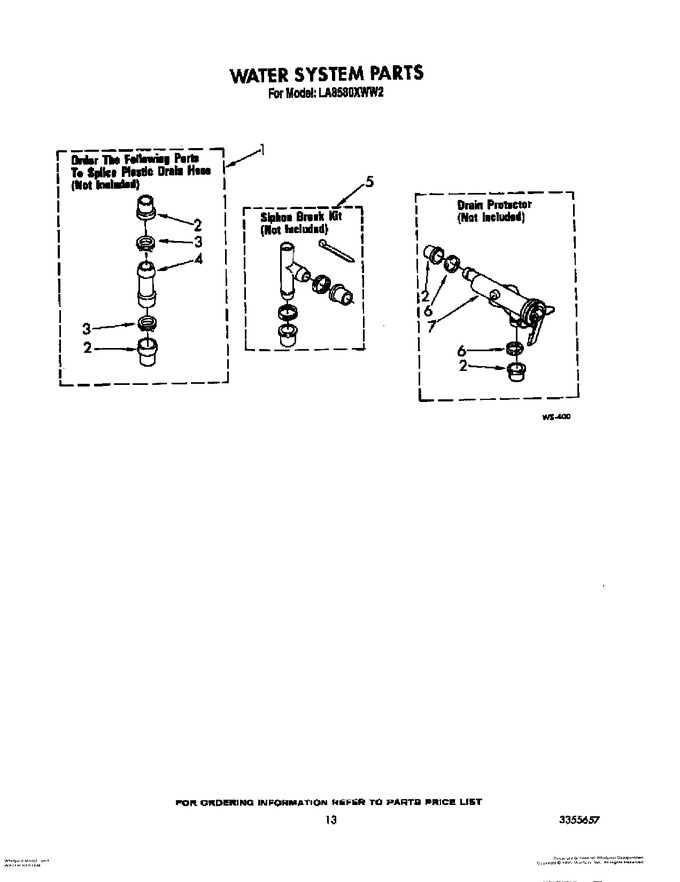 Diagram for LA8580XWG2