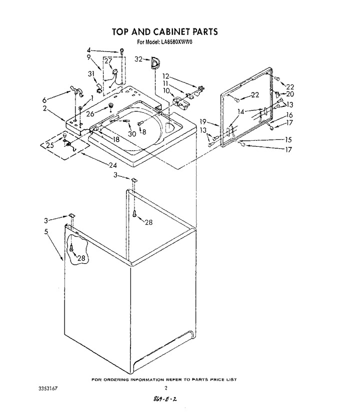 Diagram for LA8580XWW0