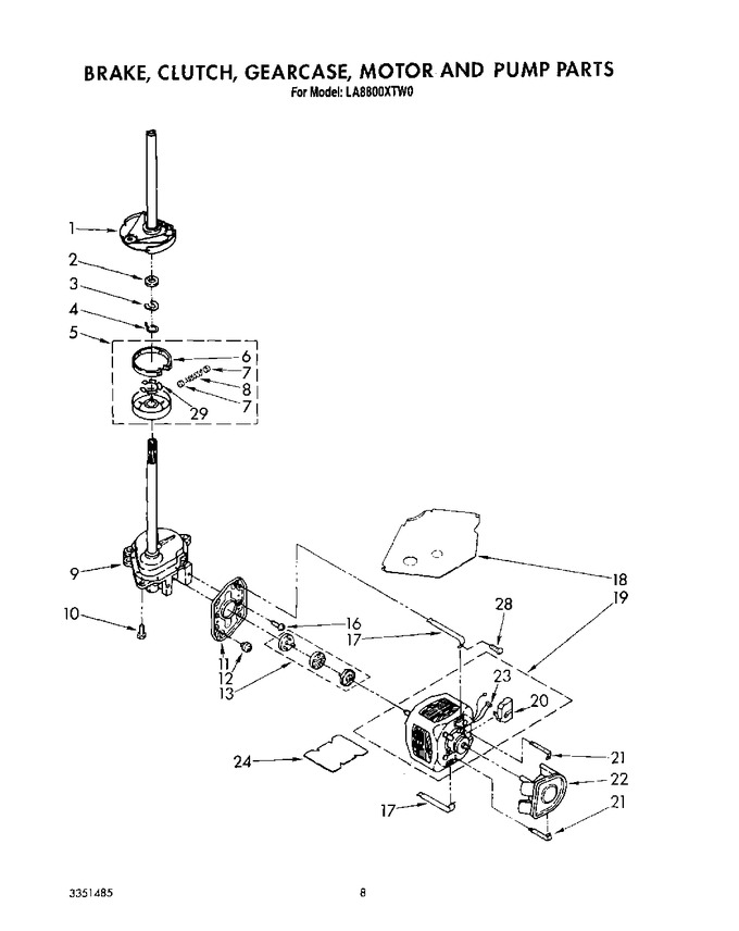 Diagram for LA8800XTG0