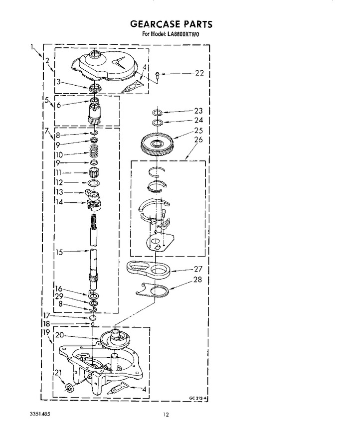 Diagram for LA8800XTG0