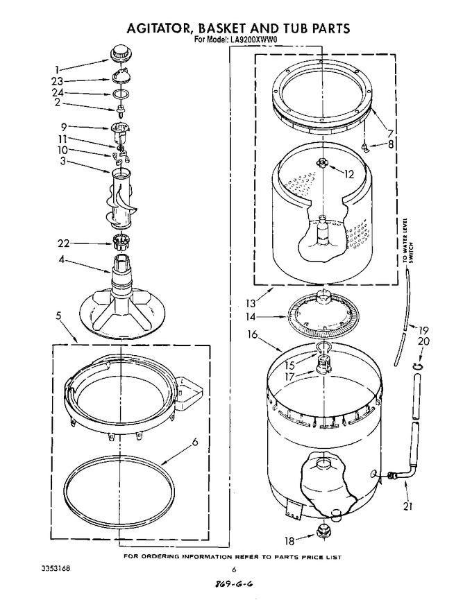 Diagram for LA9200XWM0