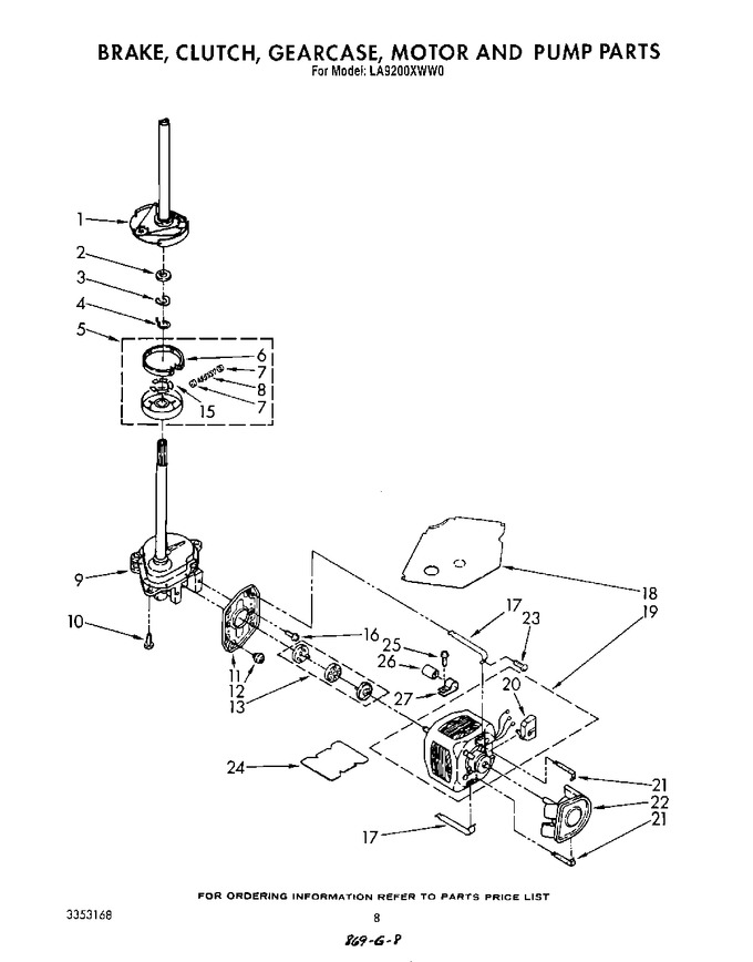 Diagram for LA9200XWM0