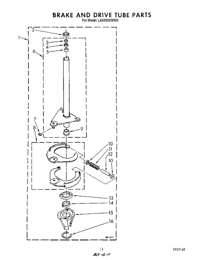 Diagram for LA9200XWM0