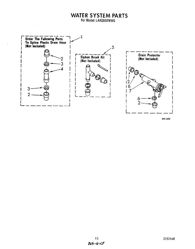 Diagram for LA9200XWM0