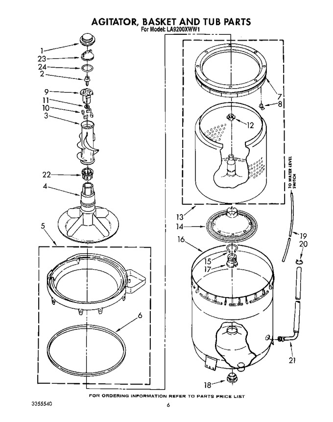 Diagram for LA9200XWM1