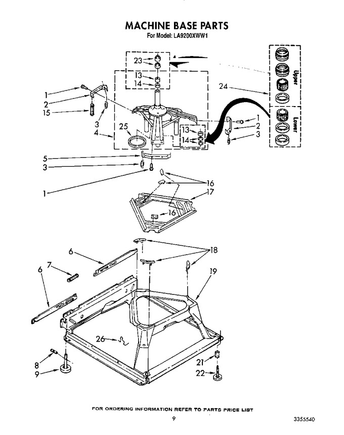 Diagram for LA9200XWM1