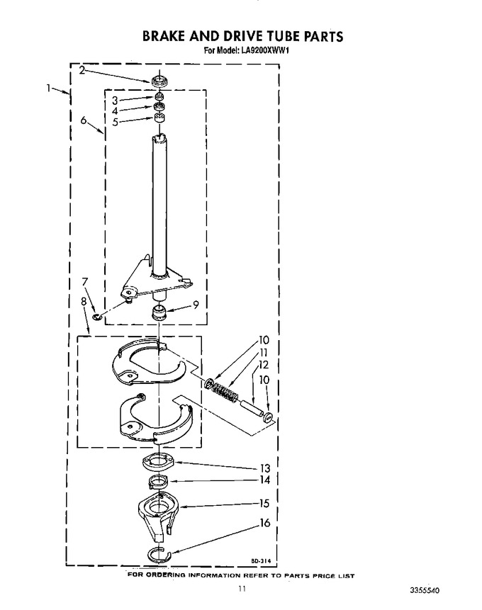 Diagram for LA9200XWM1