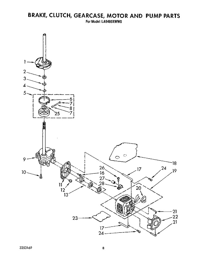 Diagram for LA9480XWF0