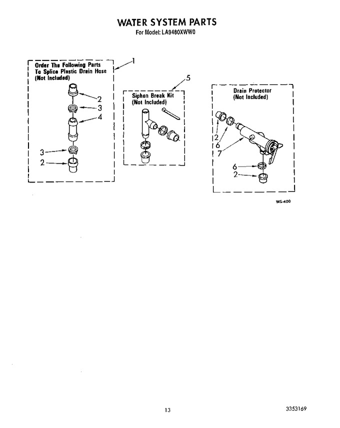 Diagram for LA9480XWW0