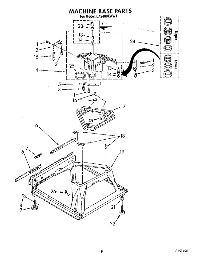 Diagram for LA9480XWF1
