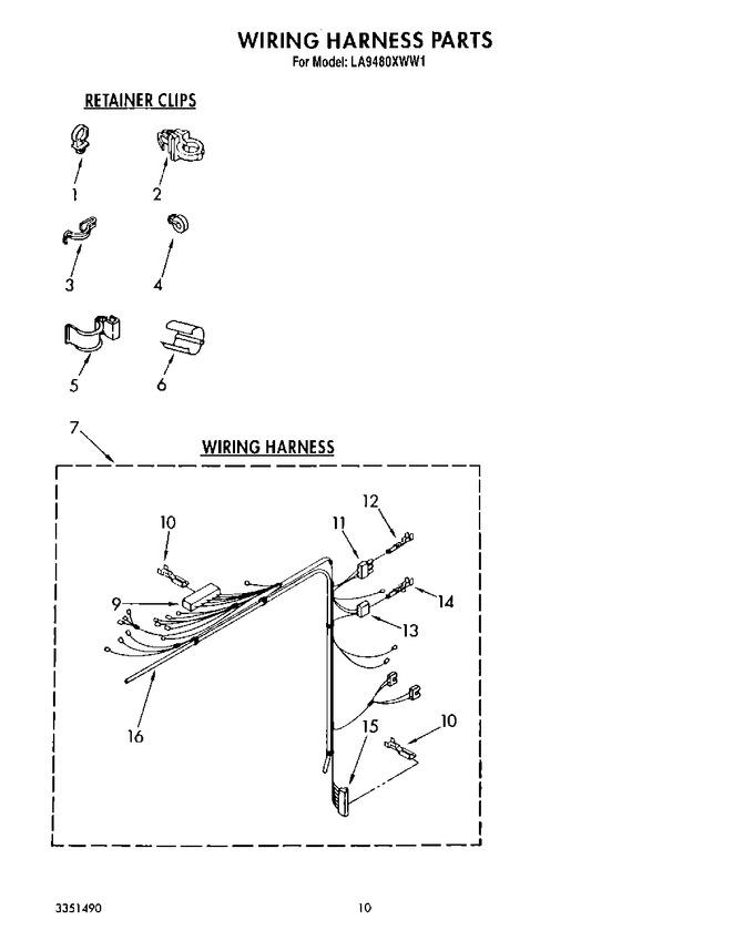 Diagram for LA9480XWF1
