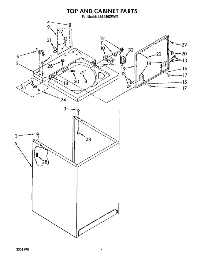 Diagram for LA9480XWW1