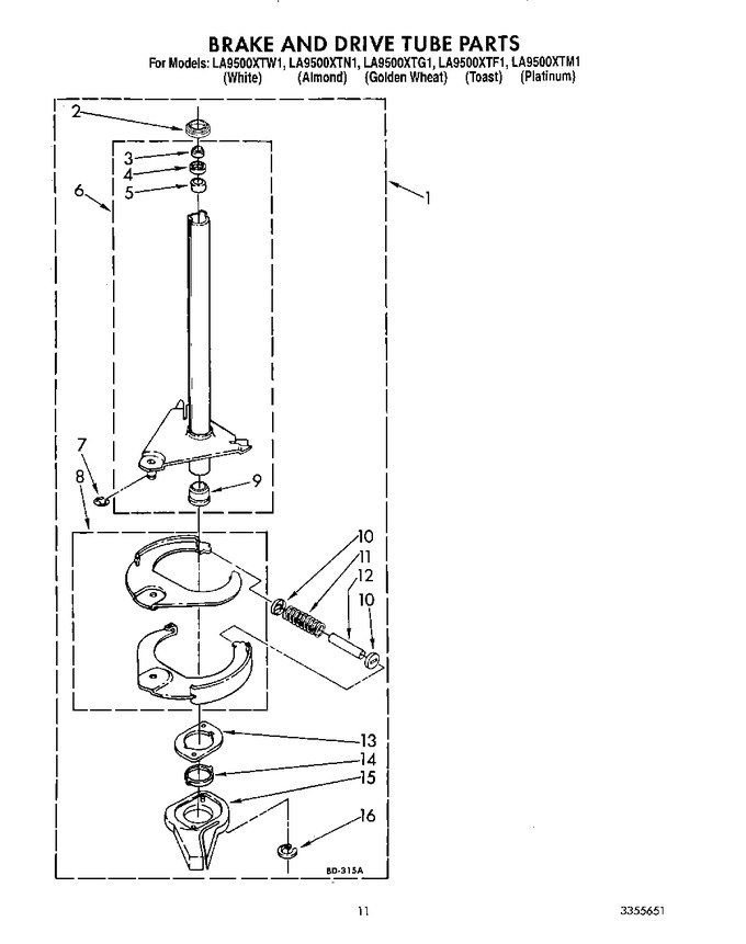 Diagram for LA9500XTF1