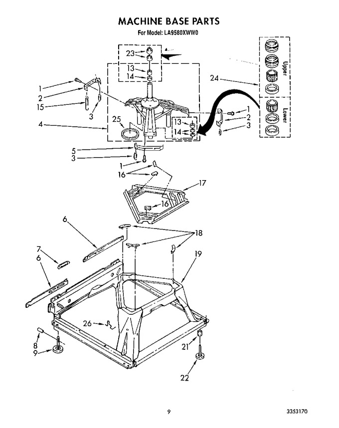 Diagram for LA9580XWF0