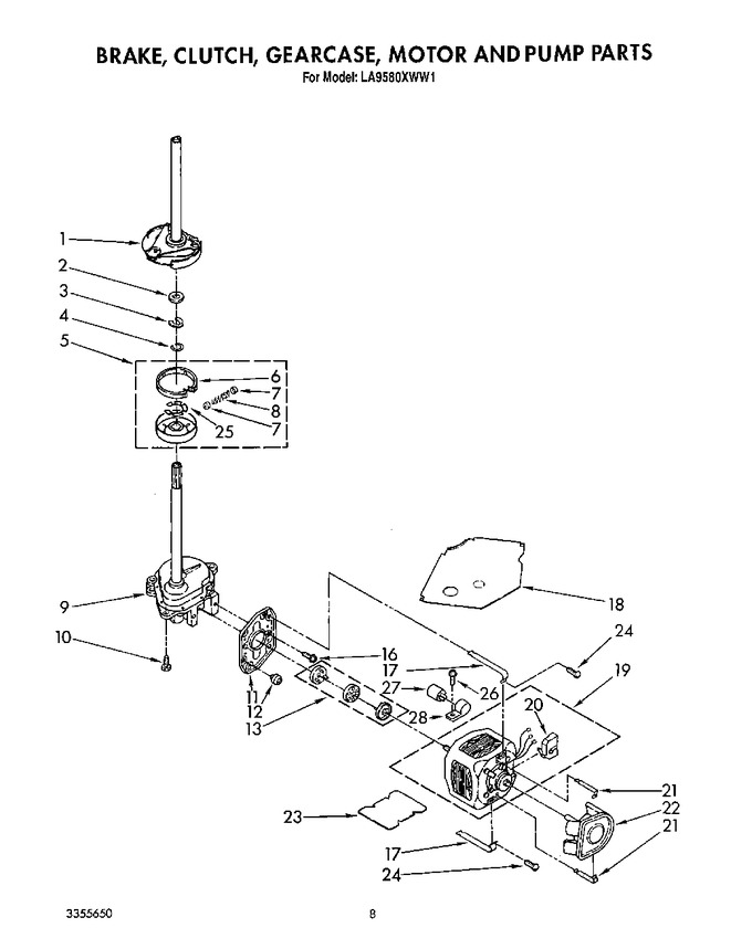 Diagram for LA9580XWN1