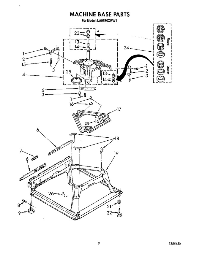 Diagram for LA9580XWN1