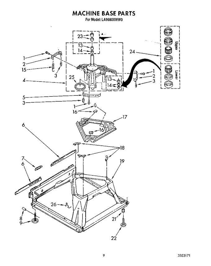 Diagram for LA9680XWG0