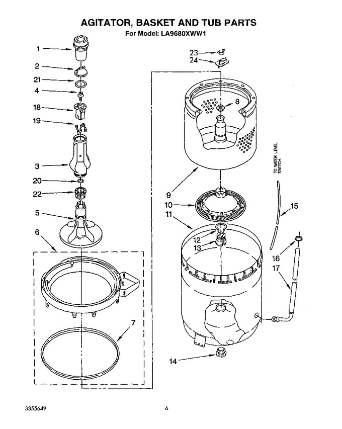 Diagram for LA9680XWW1