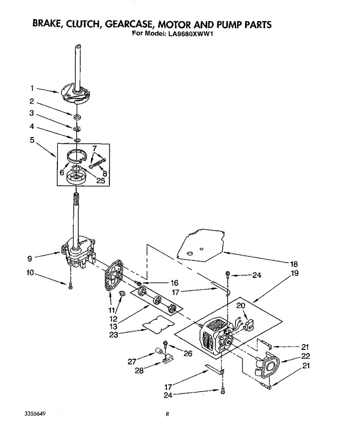 Diagram for LA9680XWN1