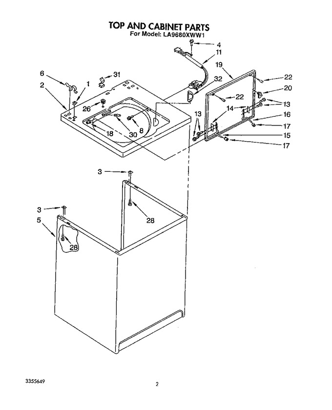Diagram for LA9680XWF1