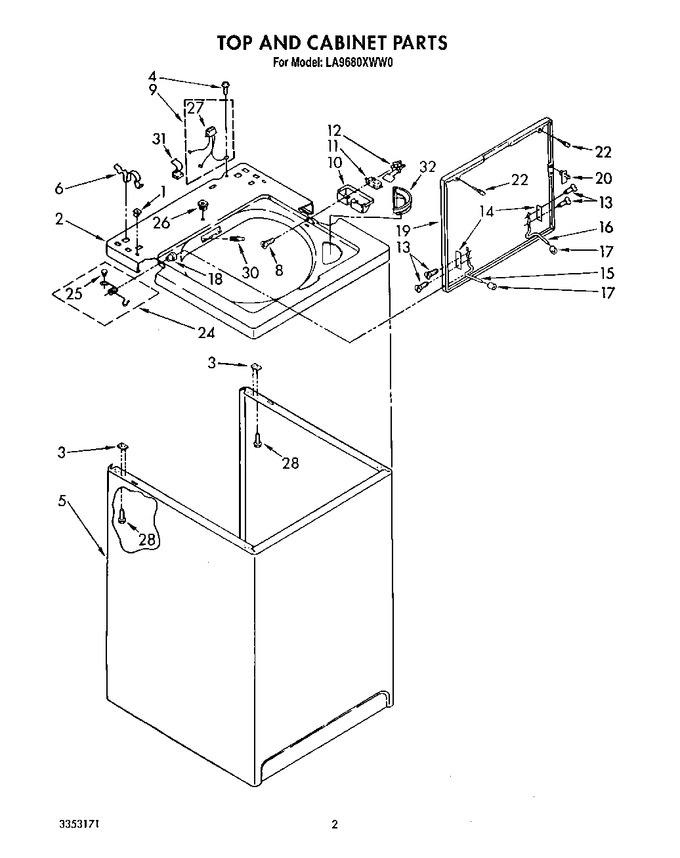 Diagram for LA9680XWG0