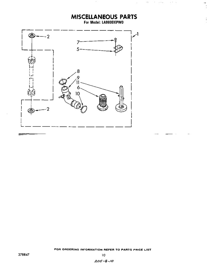 Diagram for LA9800XPW0