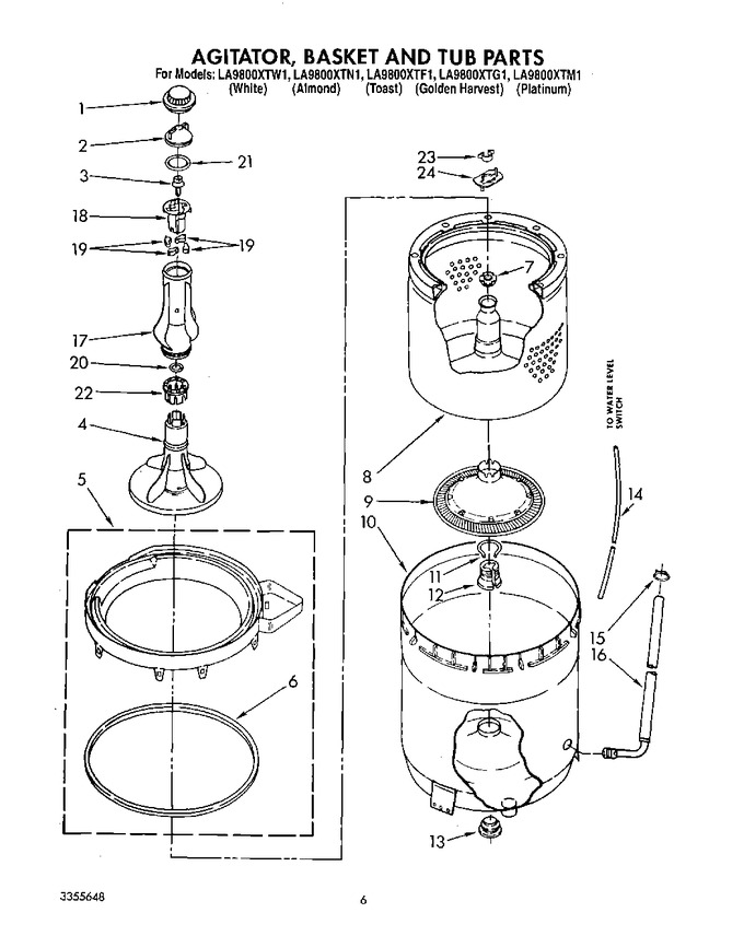 Diagram for LA9800XTF1