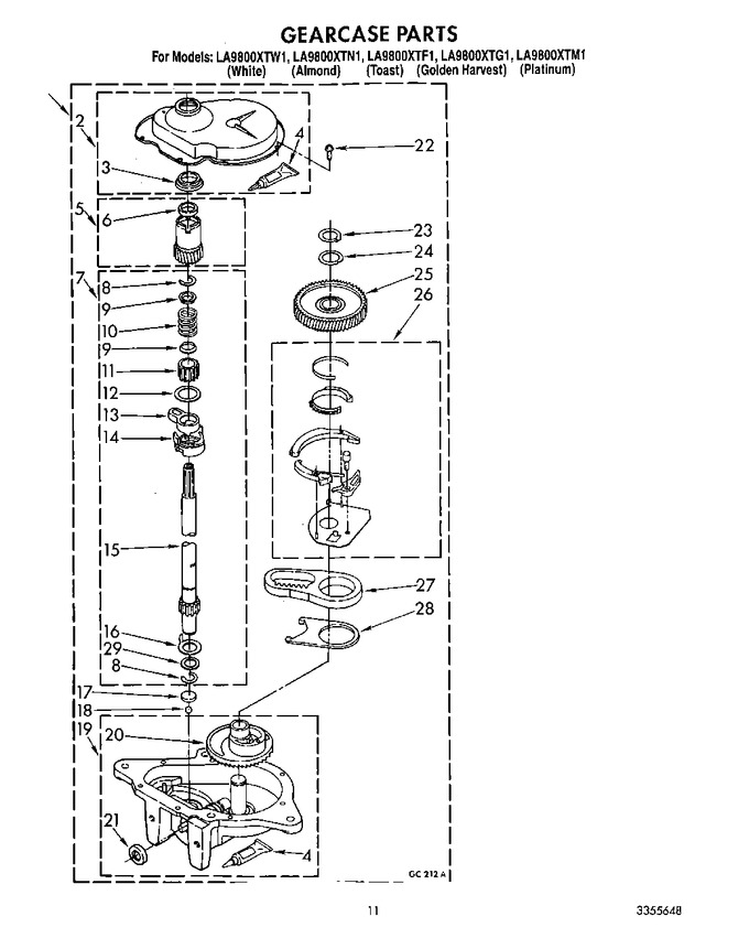 Diagram for LA9800XTF1
