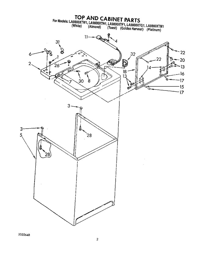 Diagram for LA9800XTG1