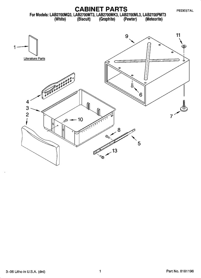 Diagram for LAB2700MK3