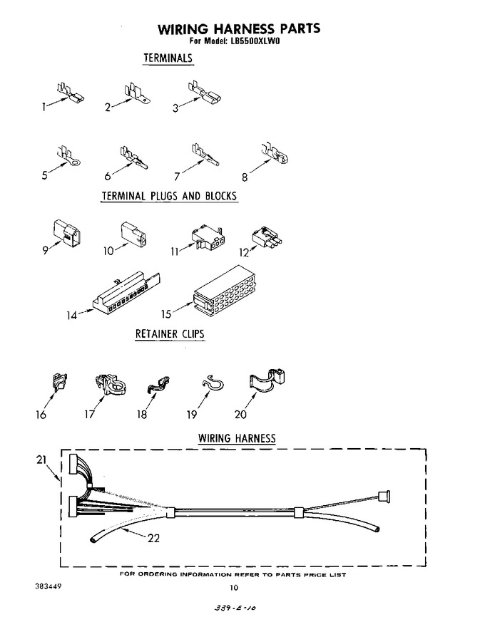 Diagram for LB5500XLW0