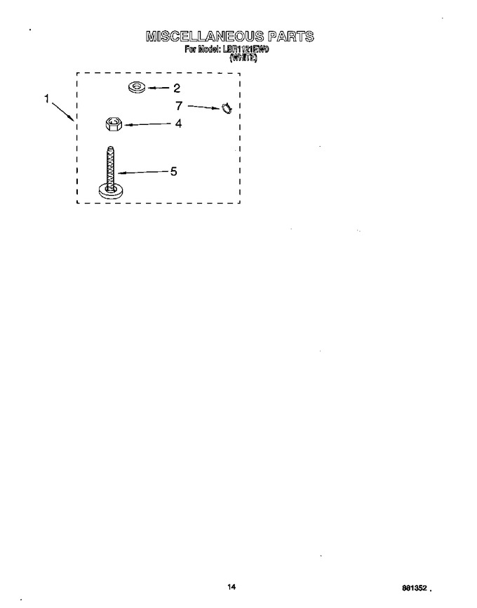 Diagram for LBR1121EW0