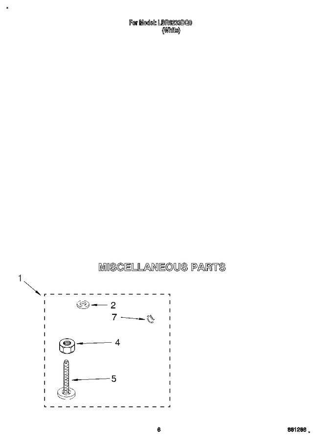 Diagram for LBR6233DQ0