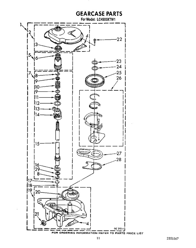 Diagram for LC4500XTW1